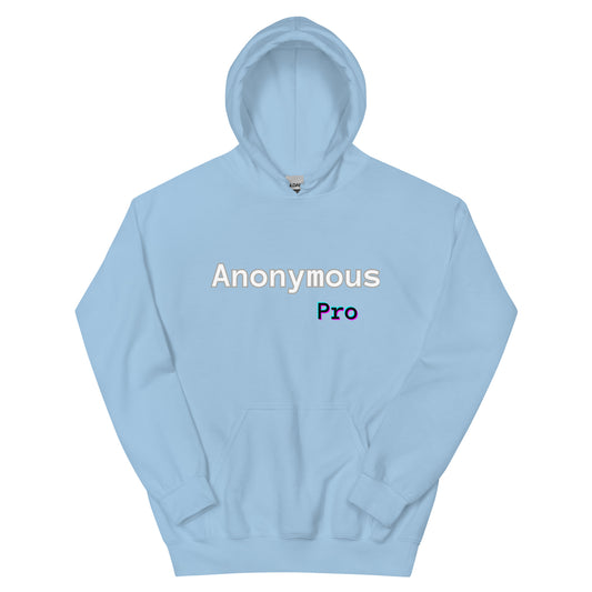 Glitched Anonymous Pro - Womens Hoodie