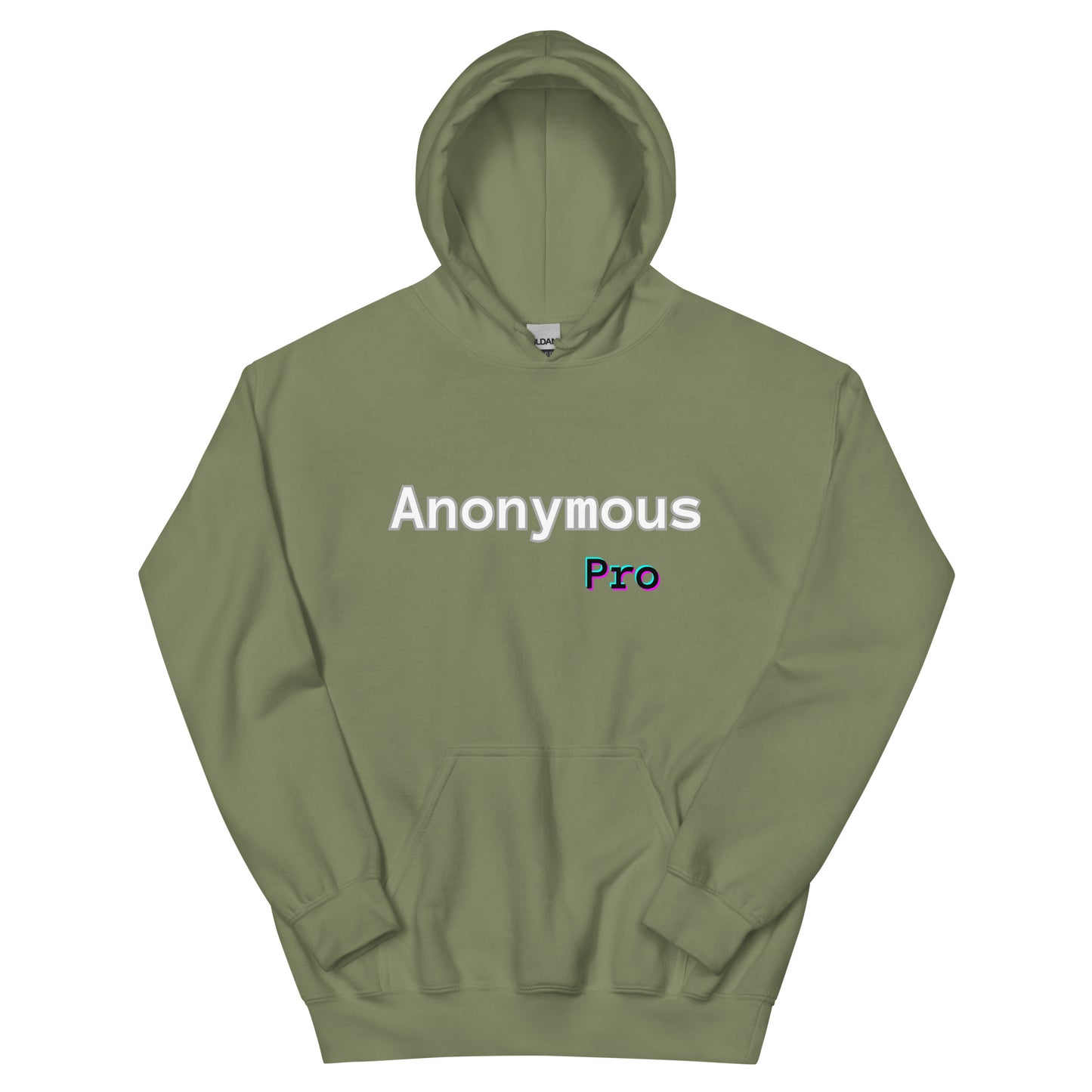 Glitched Anonymous Pro - Womens Hoodie