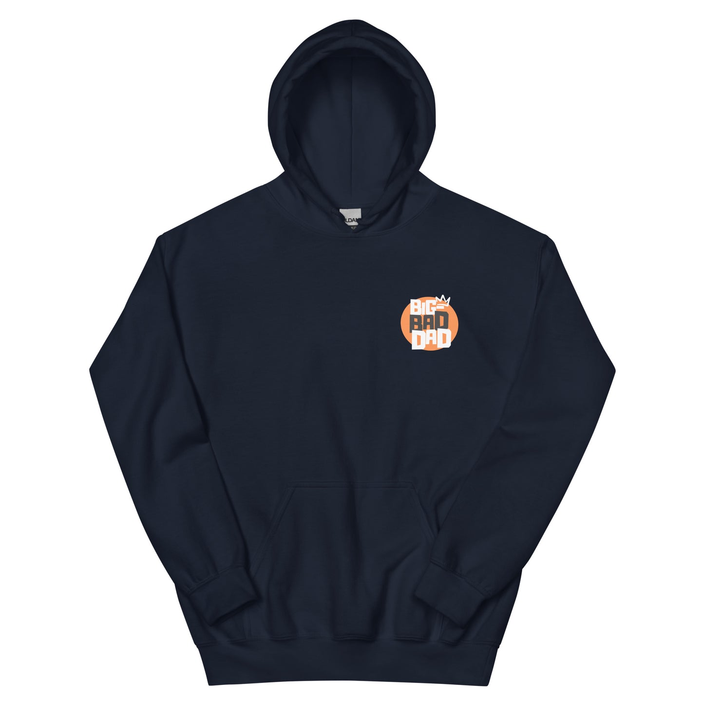 Big Bad Dad Small Logo - Mens Hoodie