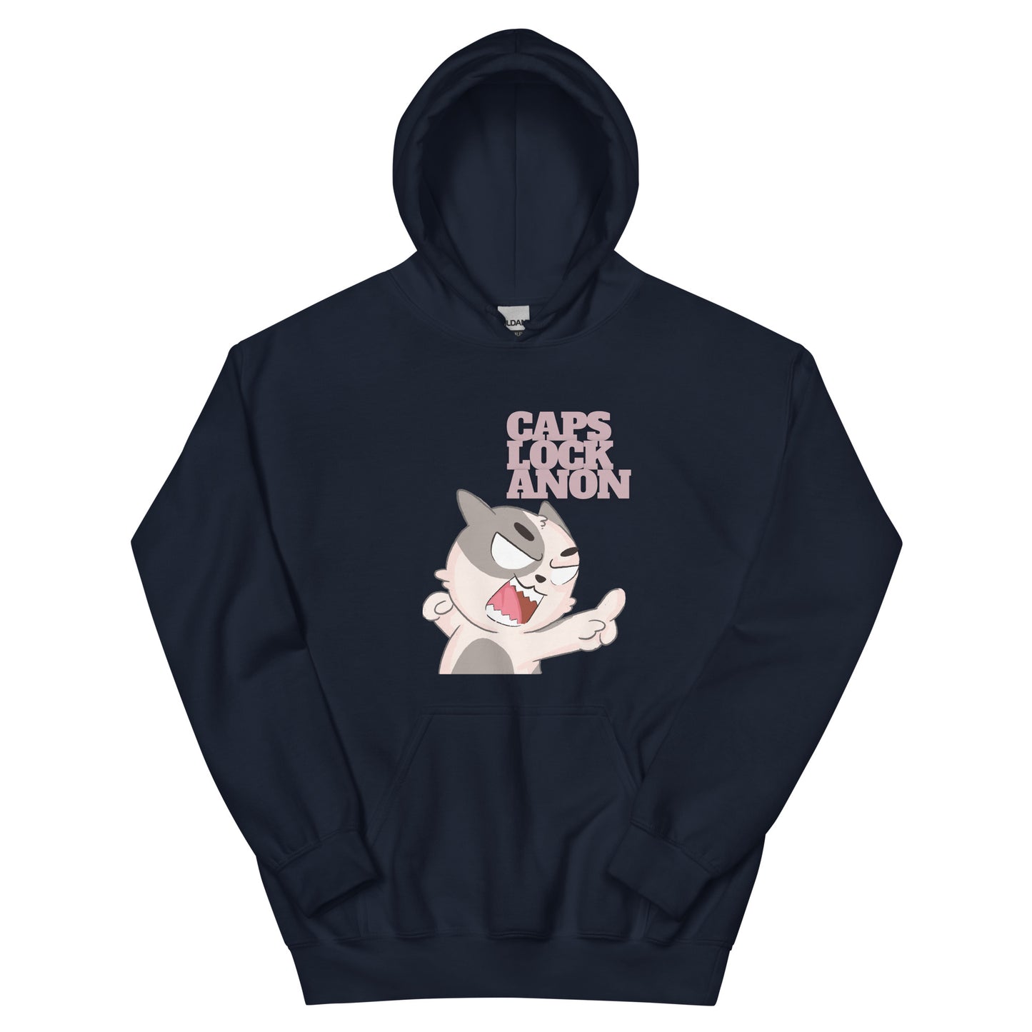 Caps Lock Anon - Womens Hoodie