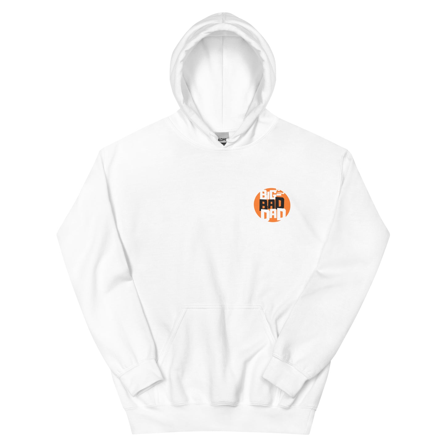 Big Bad Dad Small Logo - Mens Hoodie