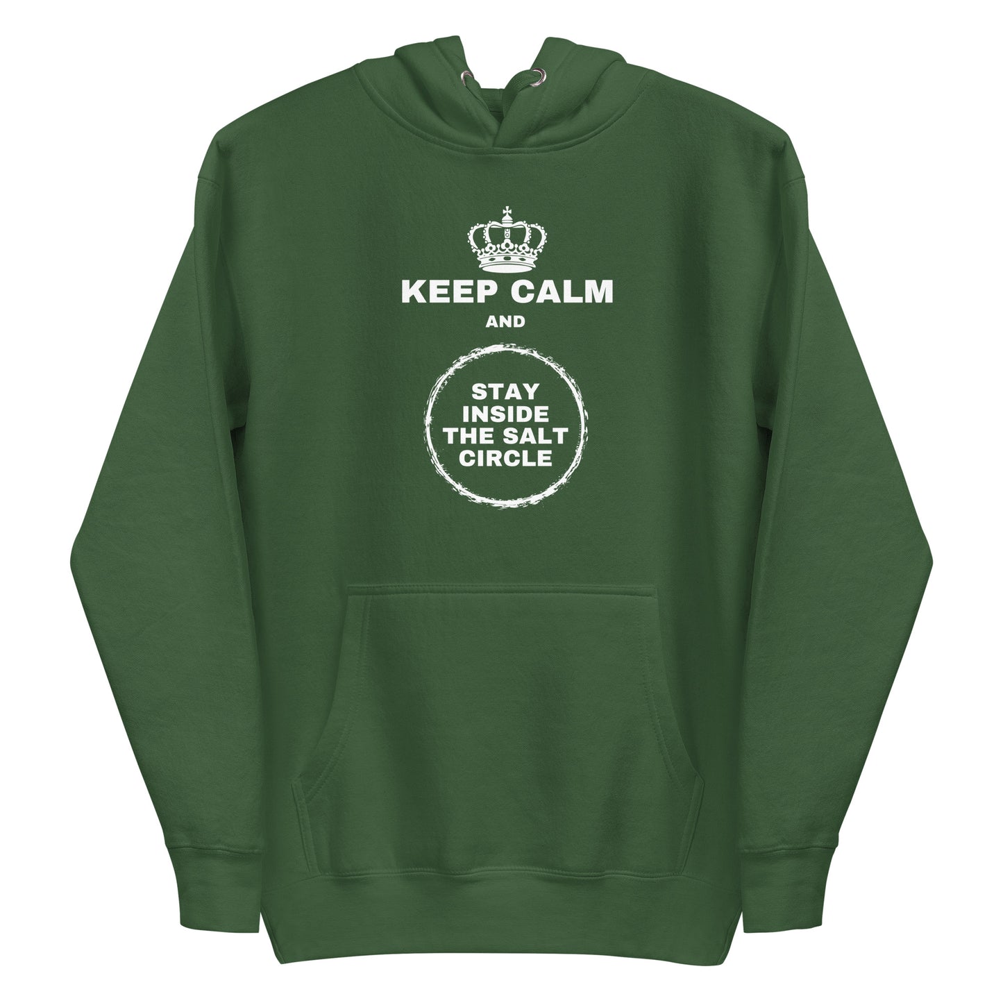 Keep Calm and Stay Inside the Salt Circle - Womens Hoodie