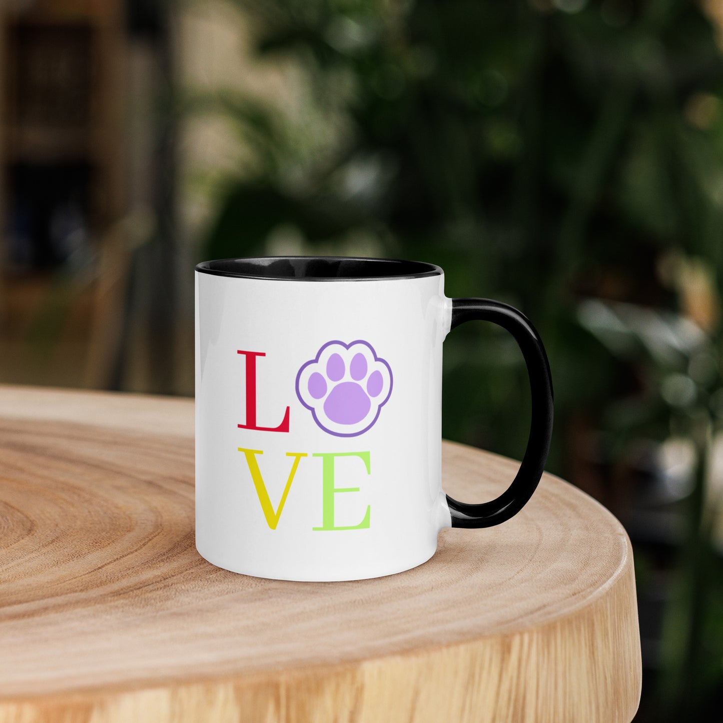 Love - Mug with Color Inside