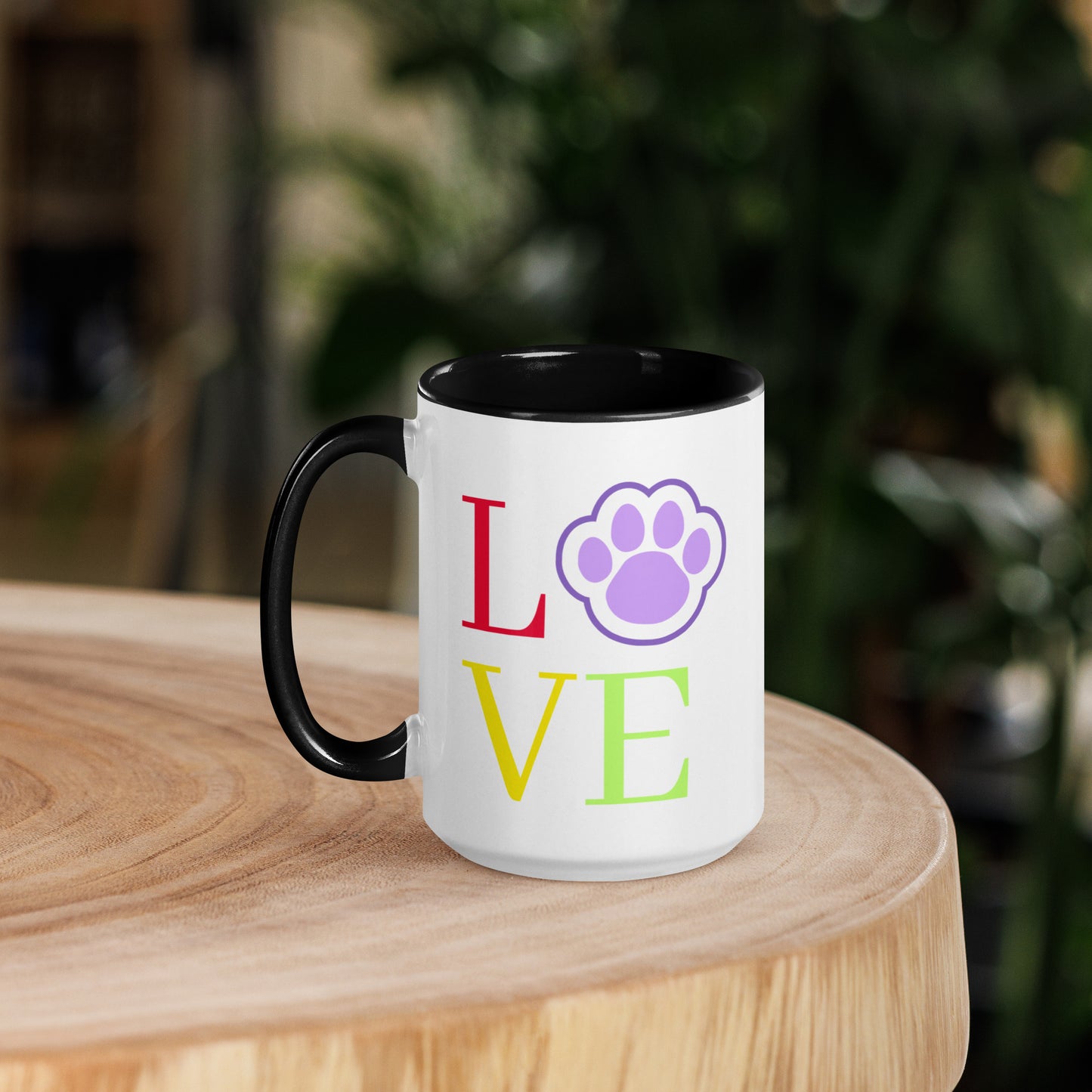 Love - Mug with Color Inside