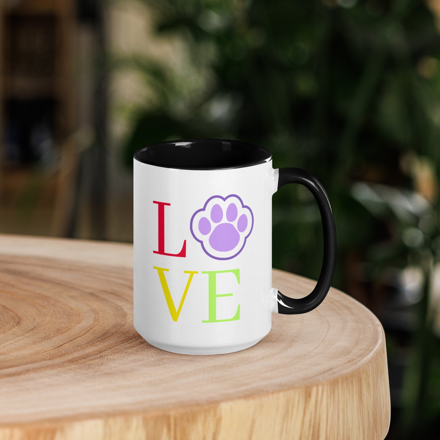 Love - Mug with Color Inside