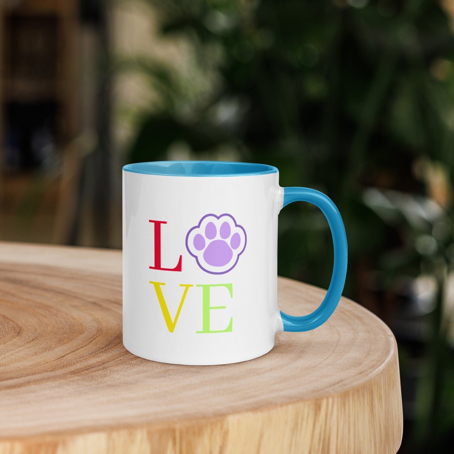 Love - Mug with Color Inside