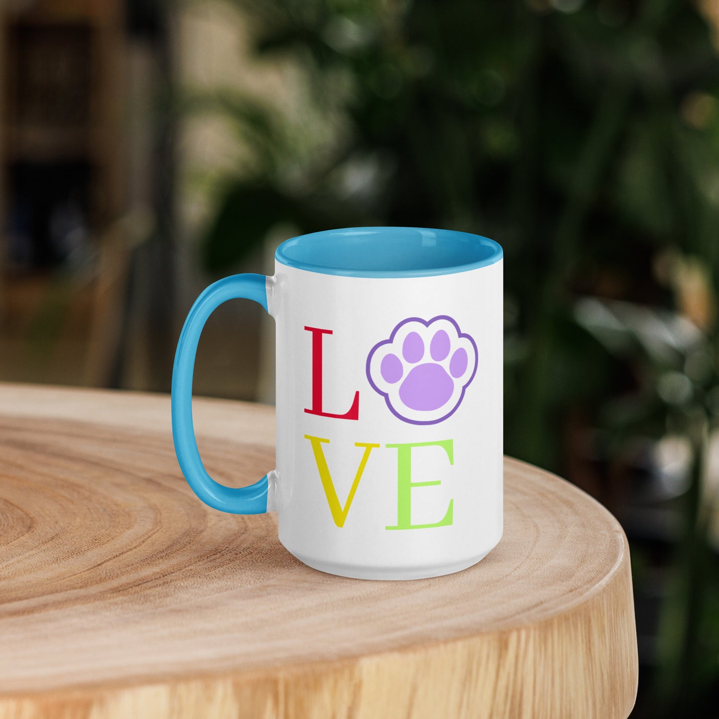 Love - Mug with Color Inside