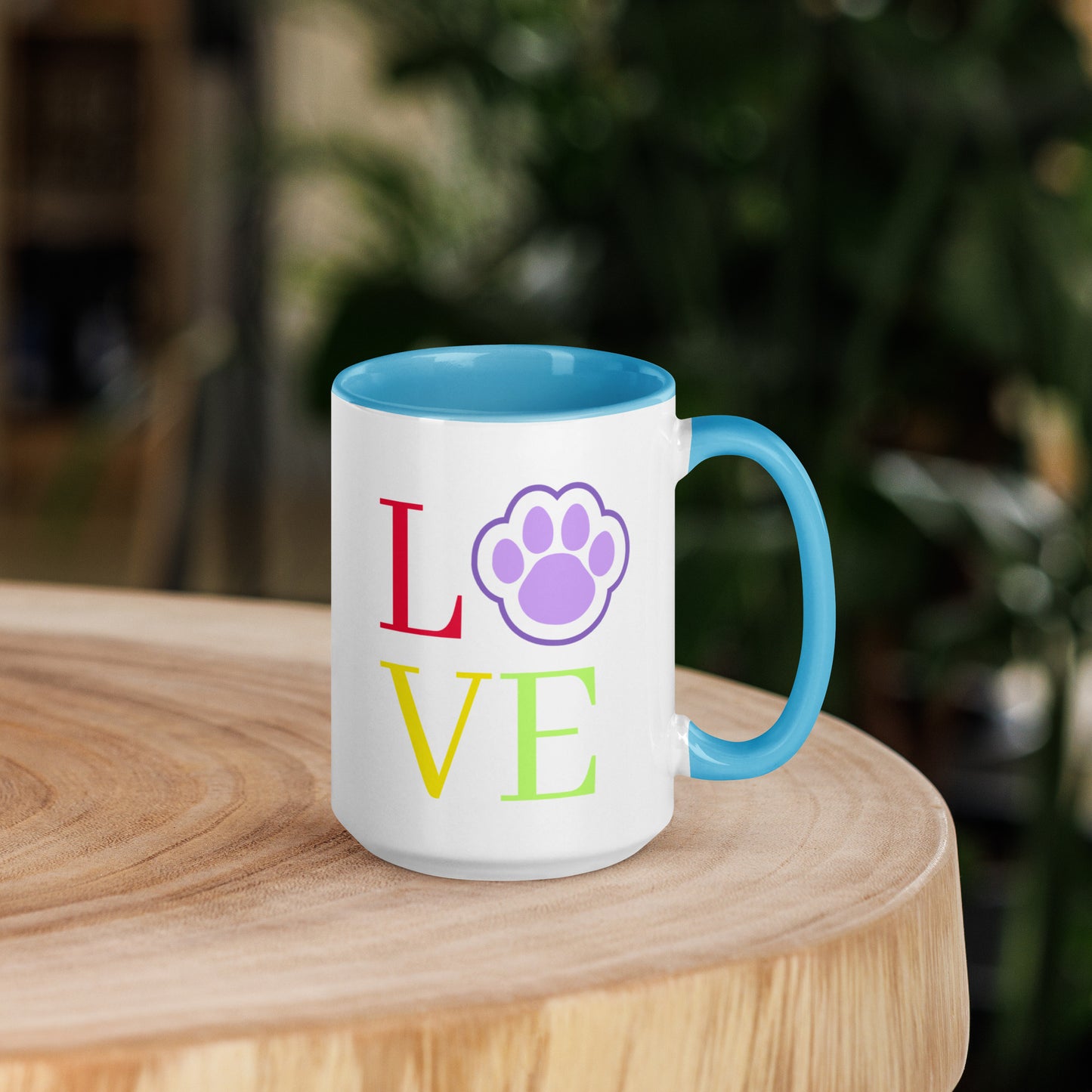 Love - Mug with Color Inside