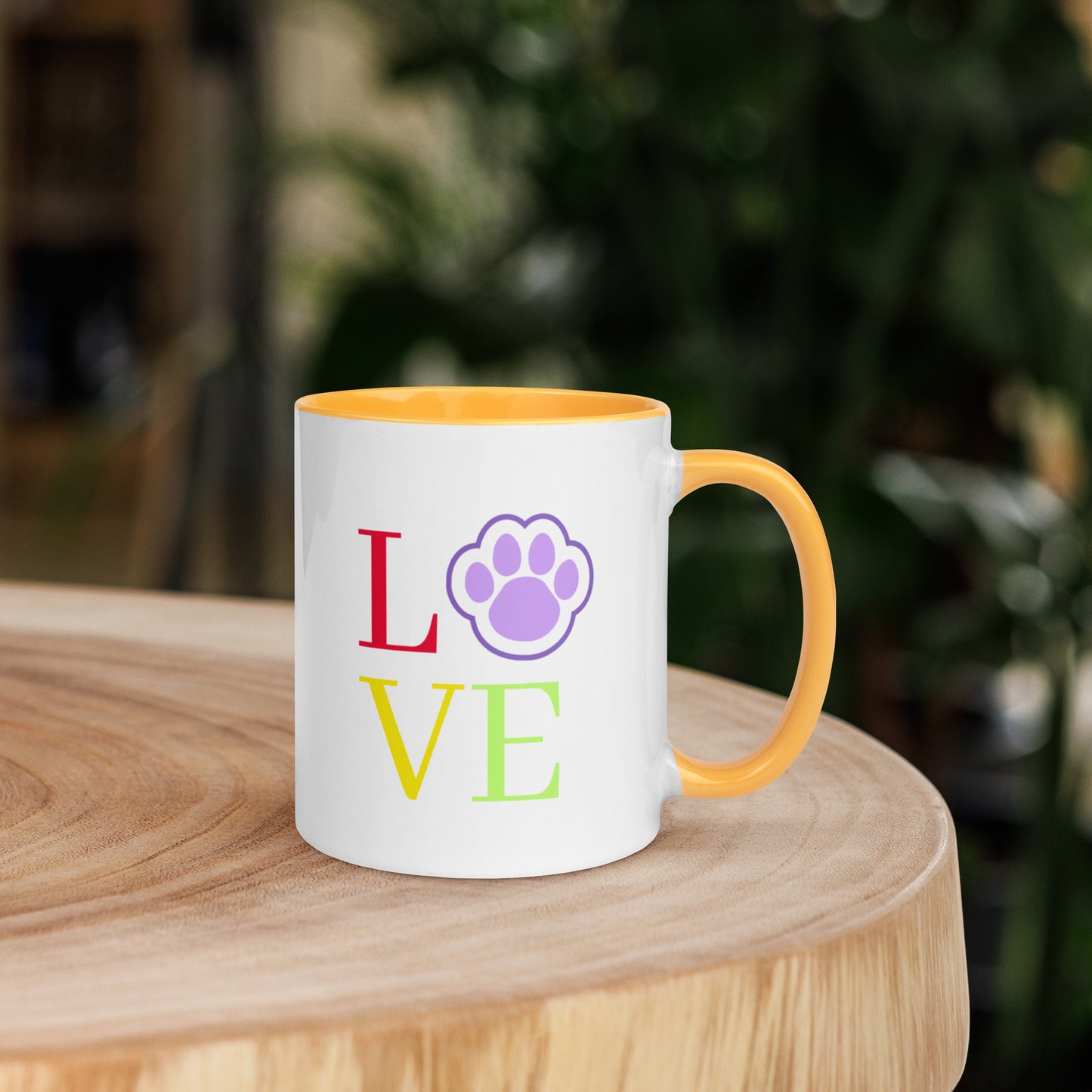 Love - Mug with Color Inside