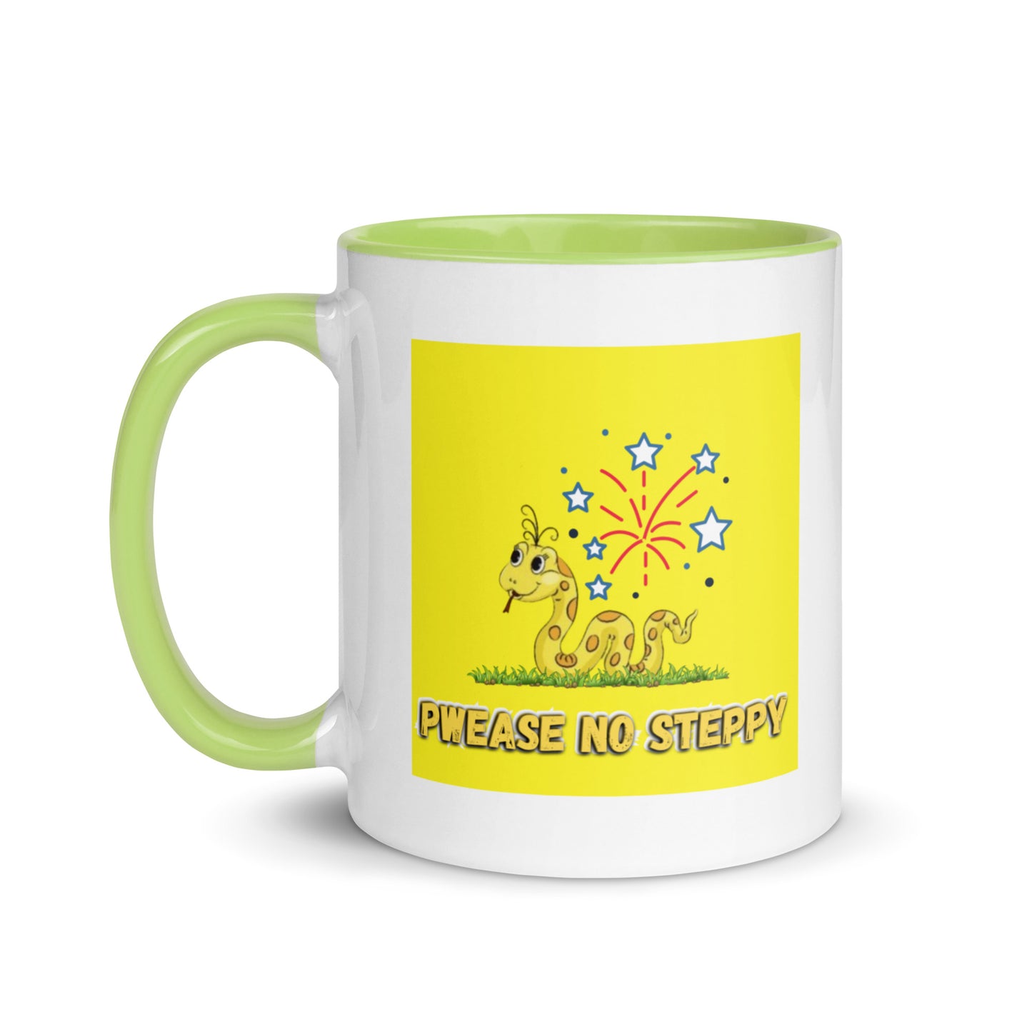 Pwease No Steppy - Colored Mug