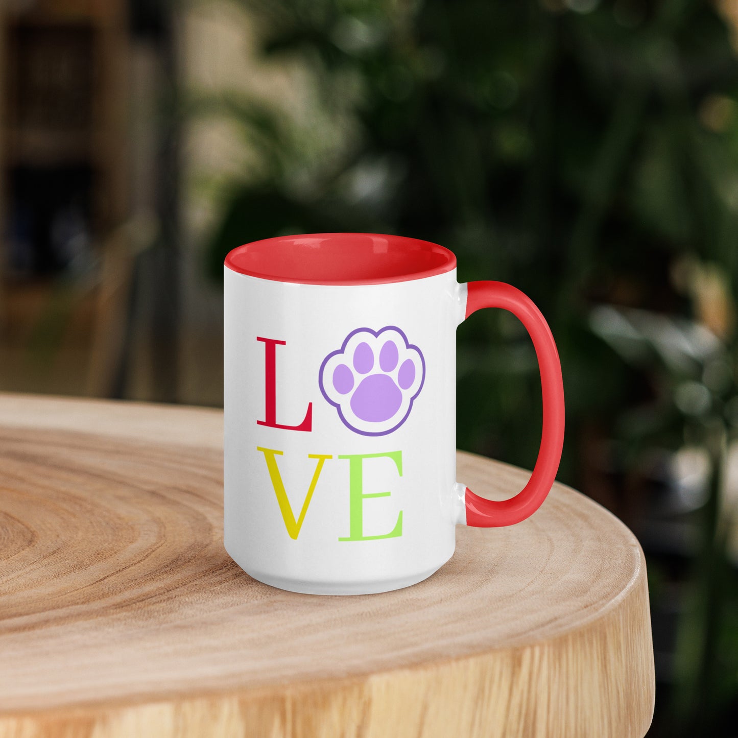 Love - Mug with Color Inside