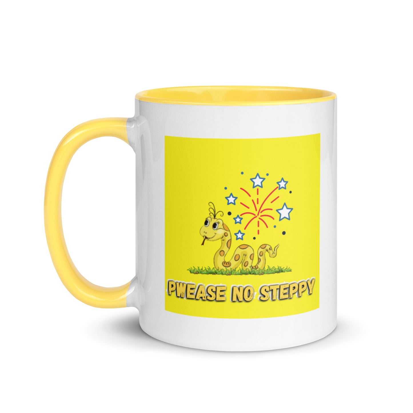 Pwease No Steppy - Colored Mug