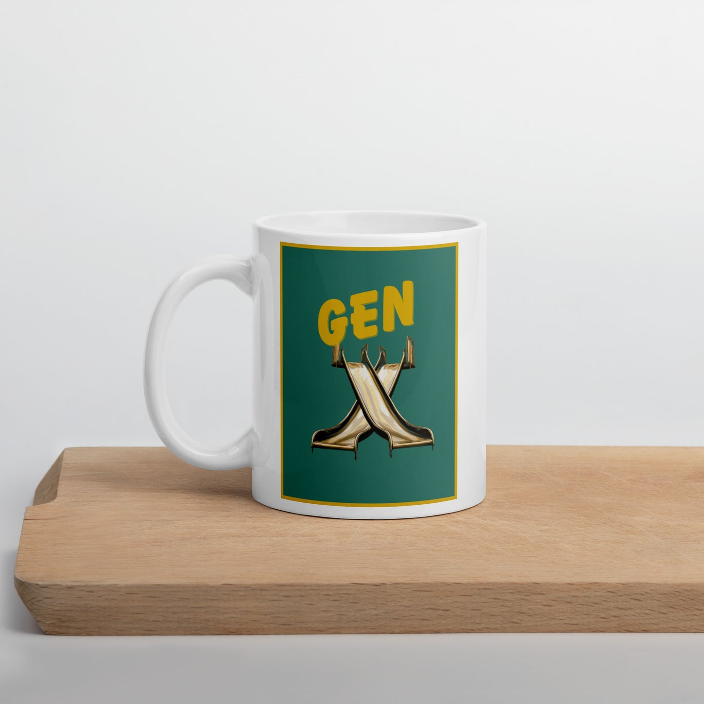 Gen X - White Glossy Mug