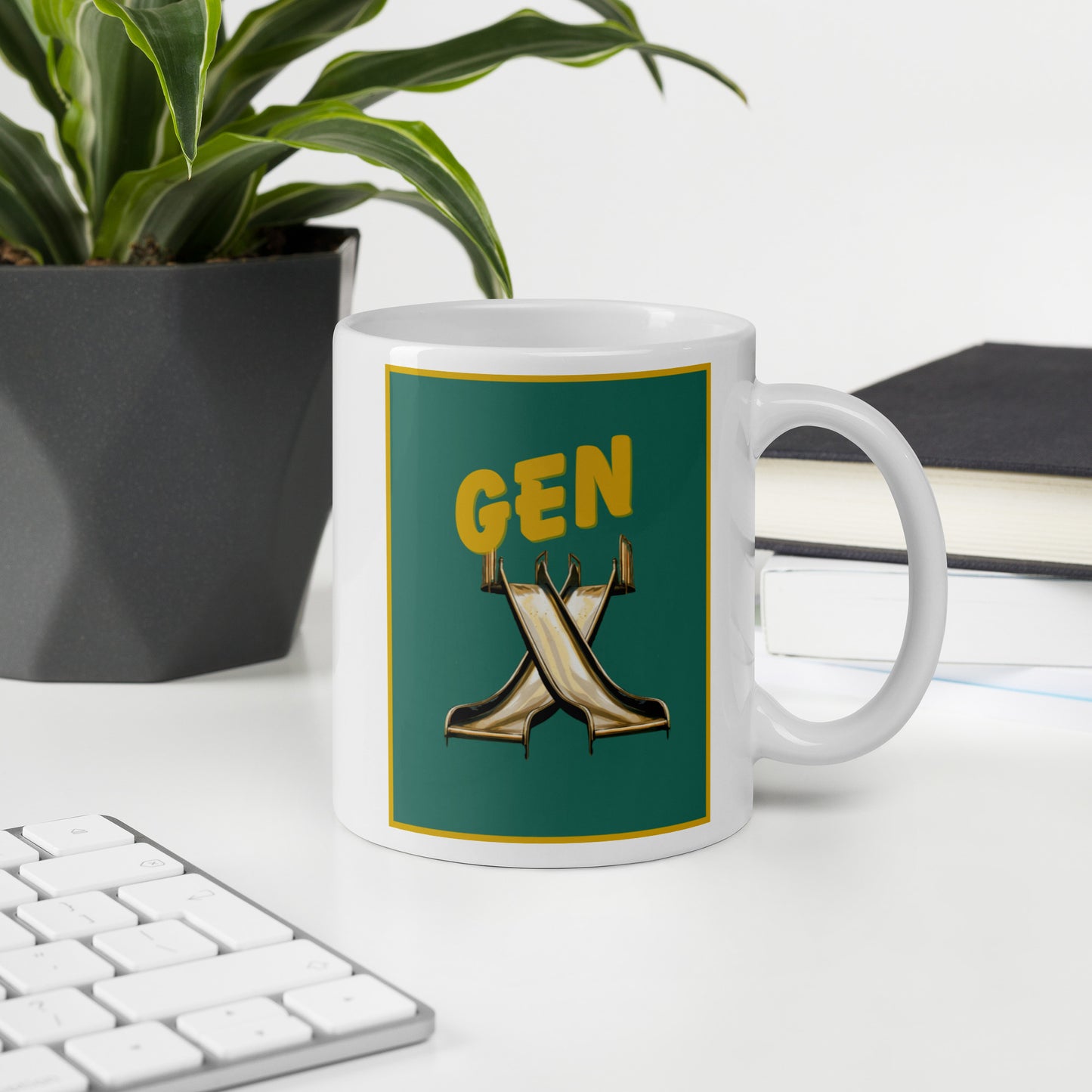 Gen X - White Glossy Mug