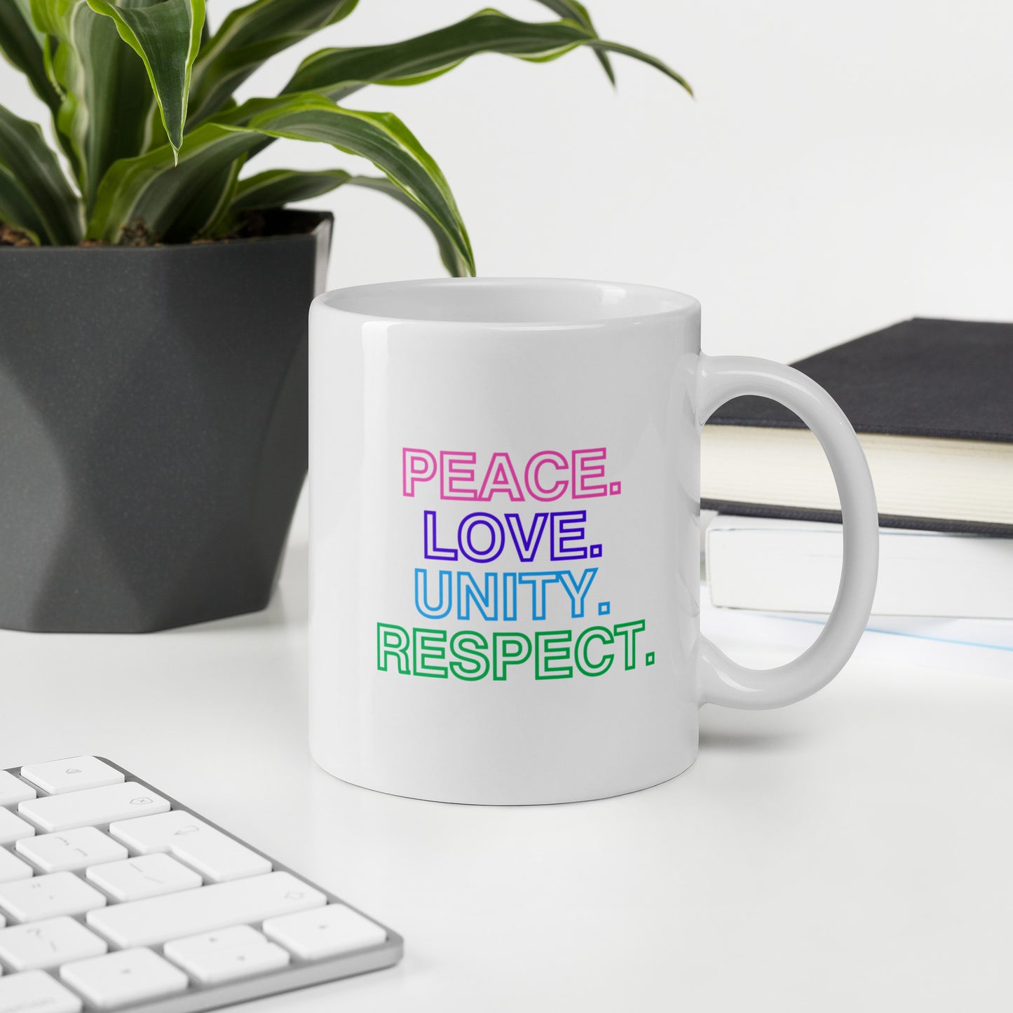 PLUR - White Glossy Mug