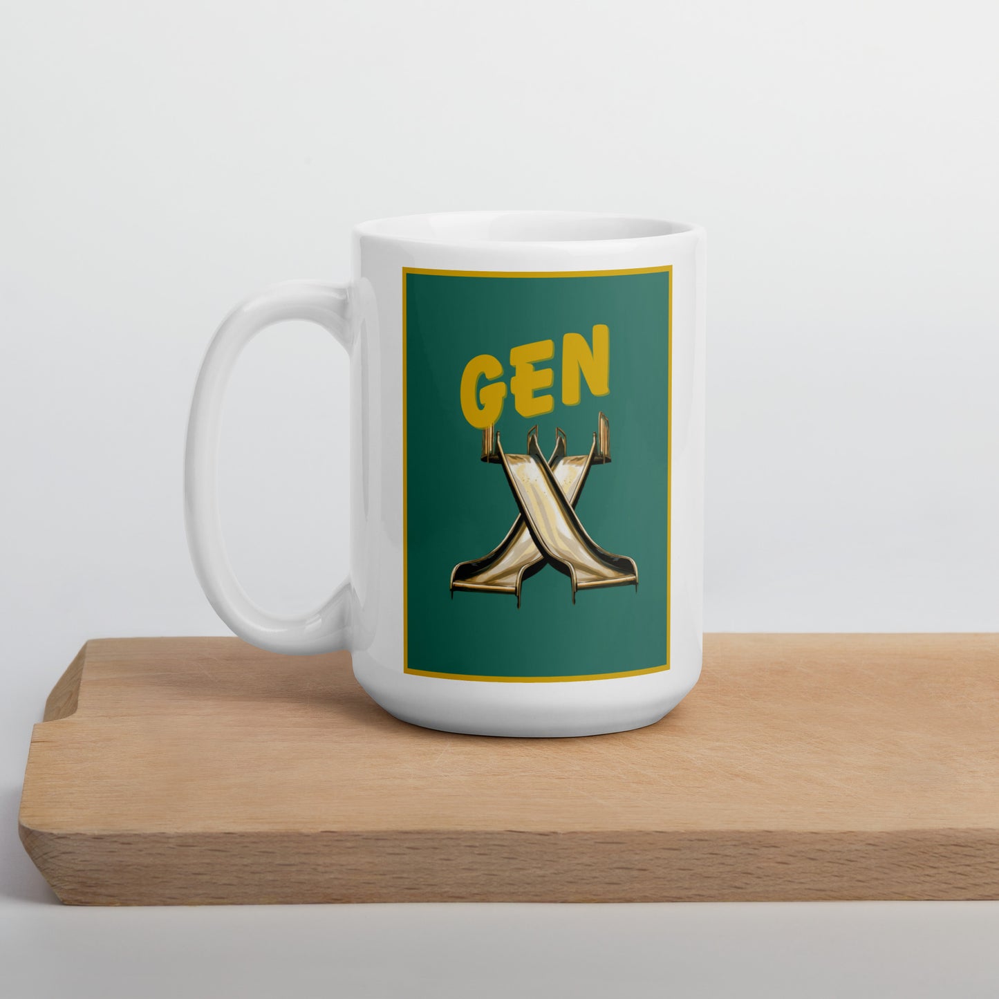 Gen X - White Glossy Mug