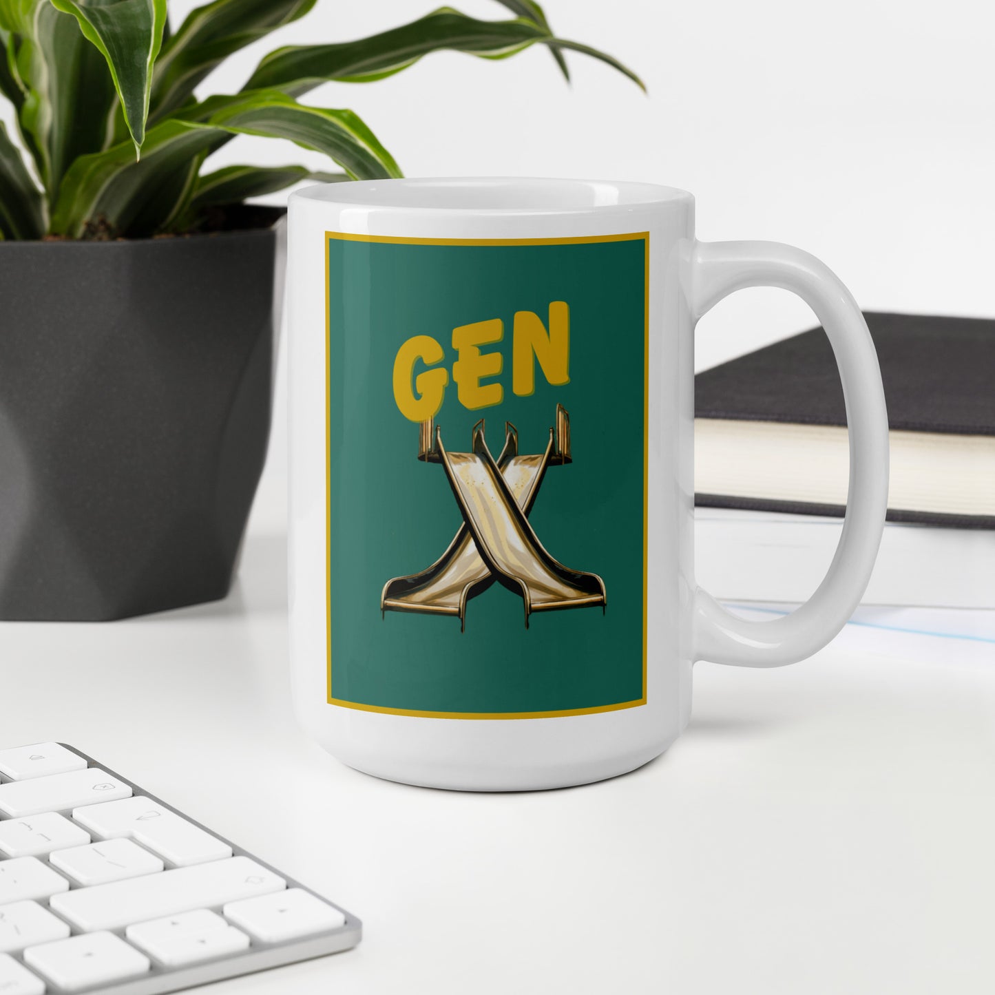 Gen X - White Glossy Mug