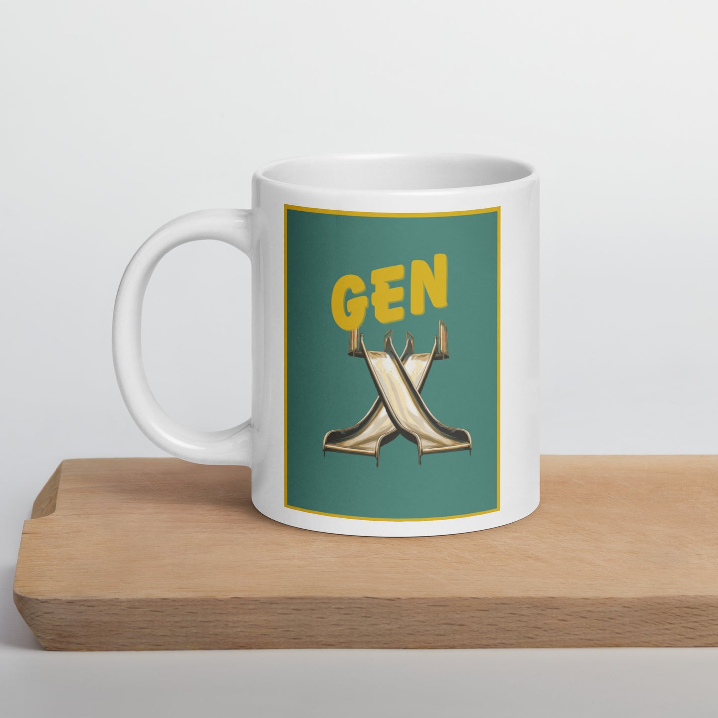 Gen X - White Glossy Mug