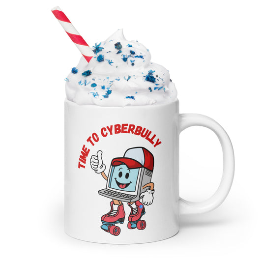 Cyberbully - White Glossy Mug