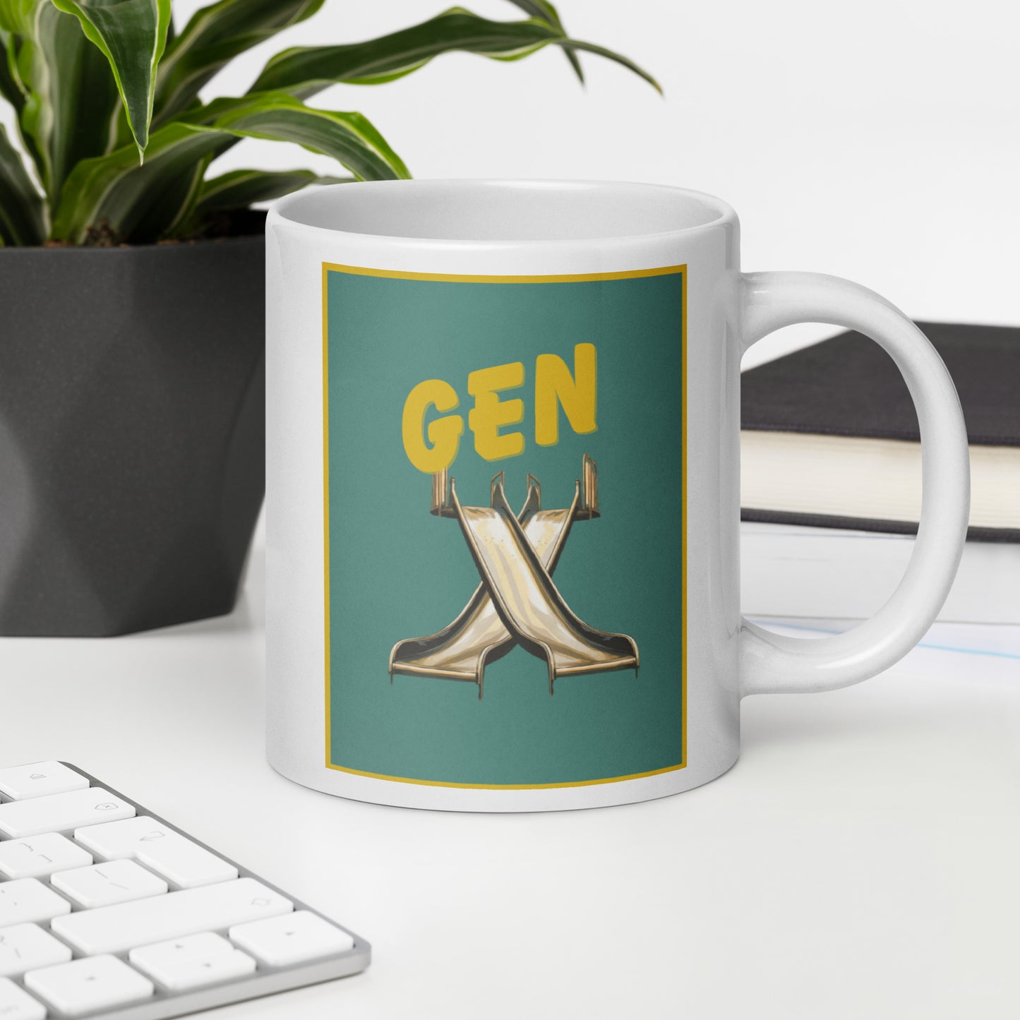 Gen X - White Glossy Mug