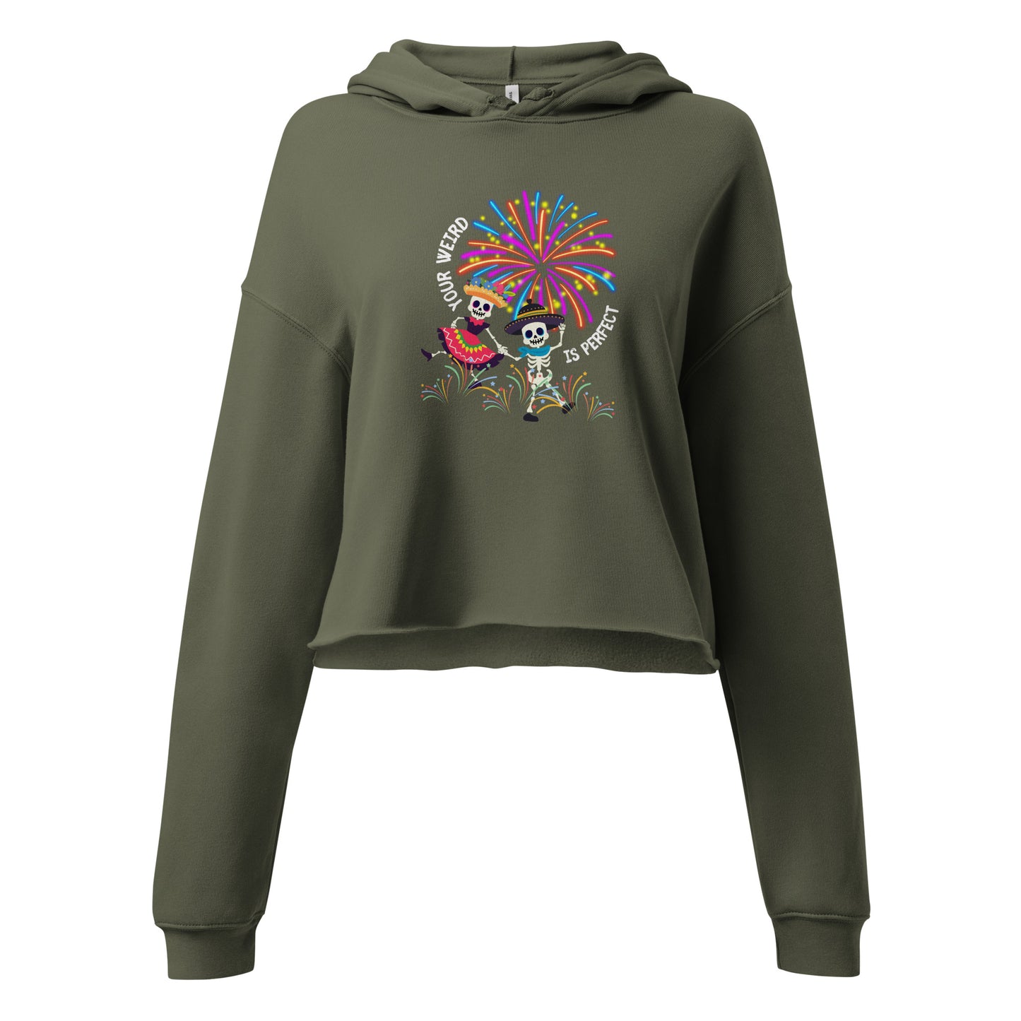 Your Weird Is Perfect - Women's Crop Hoodie