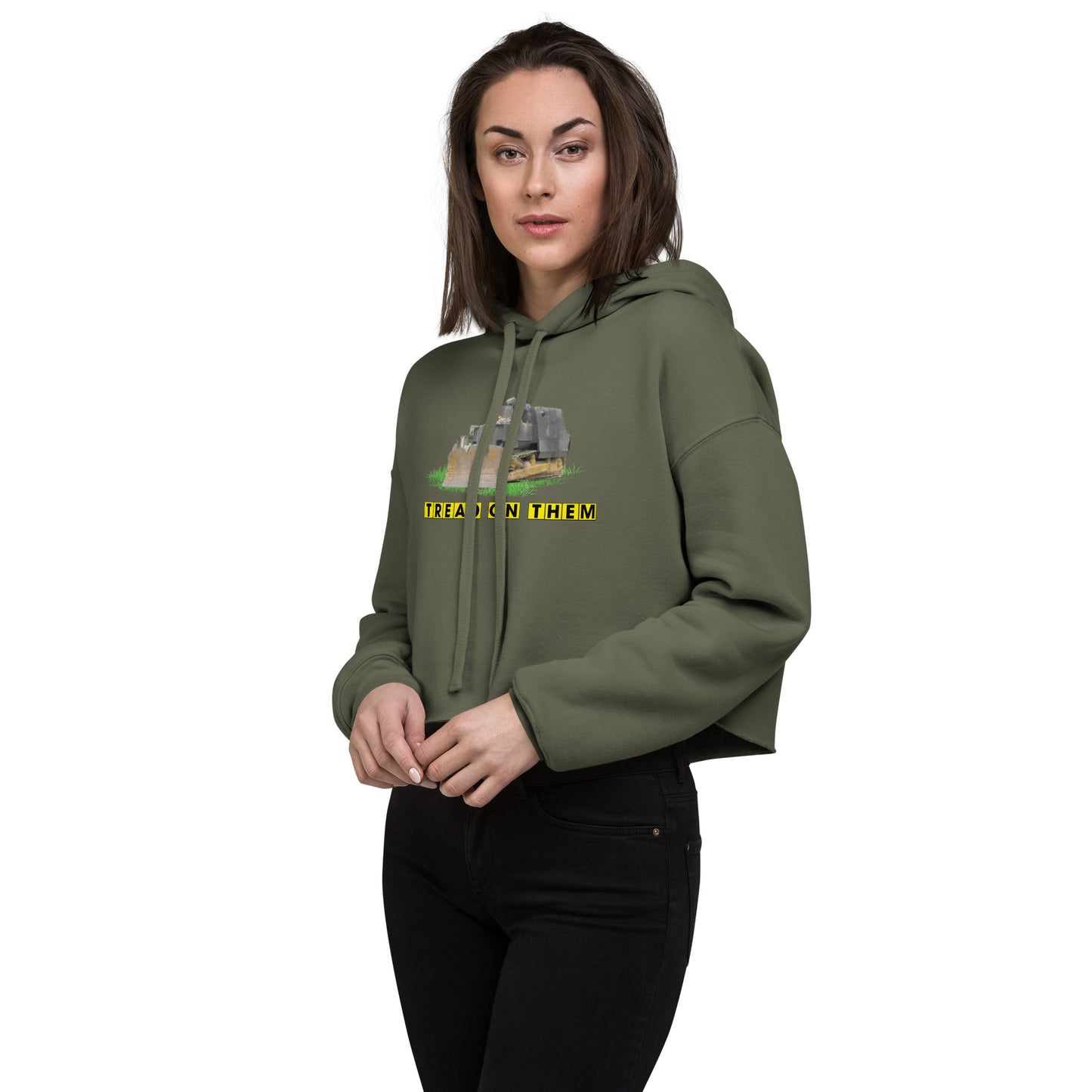 Tread On Them - Crop Hoodie