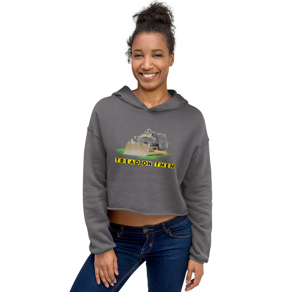 Tread On Them - Crop Hoodie