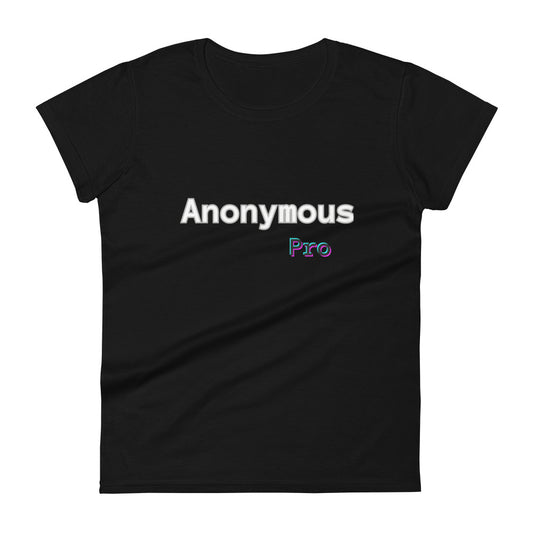 Anonymous Pro Glitchy - Women's Short Sleeve T-Shirt