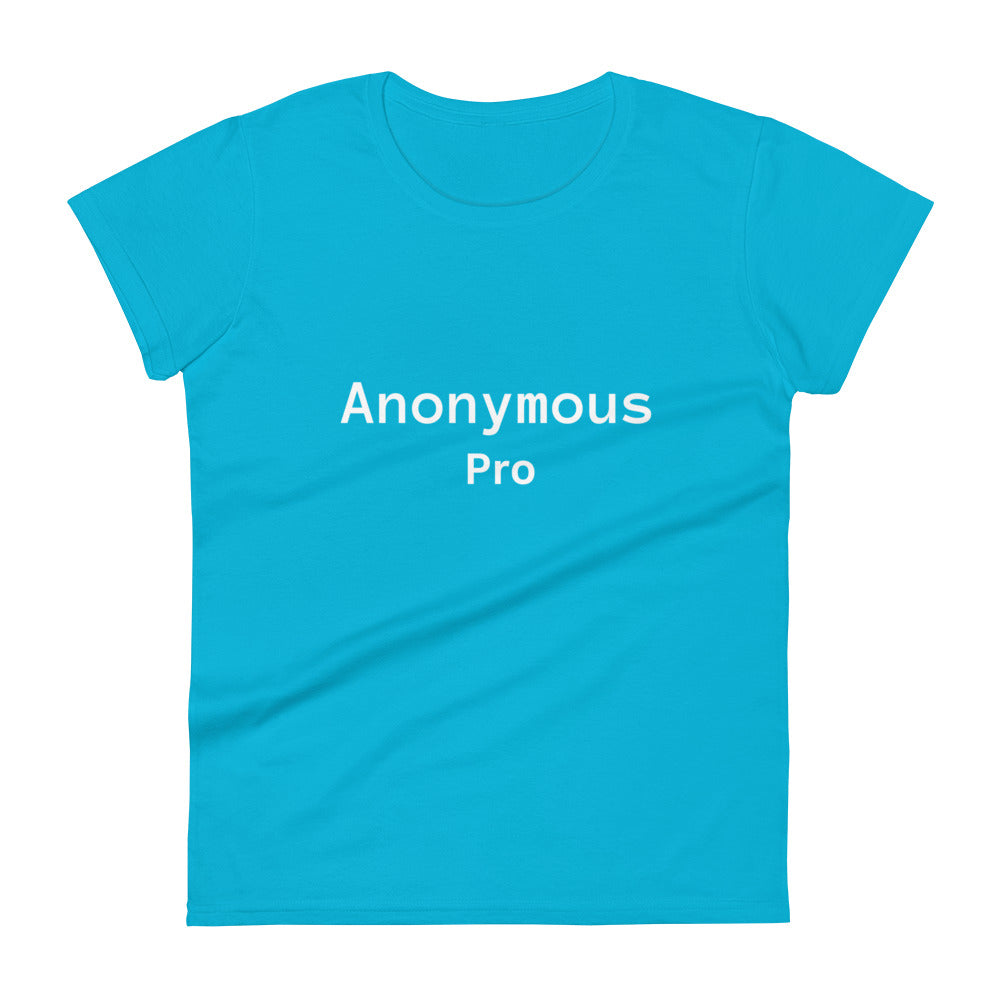 Anonymous Pro - Women's Short Sleeve T-Shirt