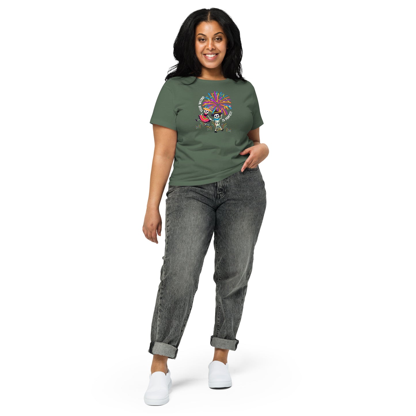 Your Weird Is Perfect - Women’s High-Waisted T-Shirt