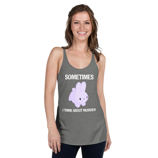 Thinking About Murder - Women's Racerback Tank