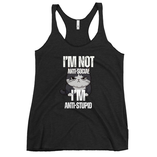 Anti-Social - Women's Racerback Tank