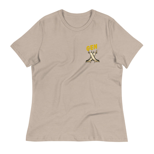 GenX Small Logo - Women's Relaxed T-Shirt