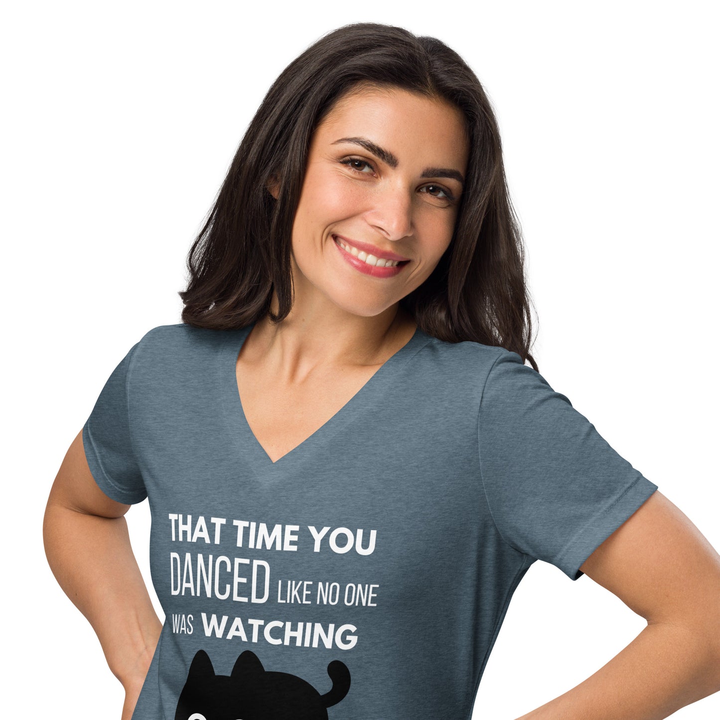 That Time You Danced - Women’s Relaxed V-Neck T-Shirt