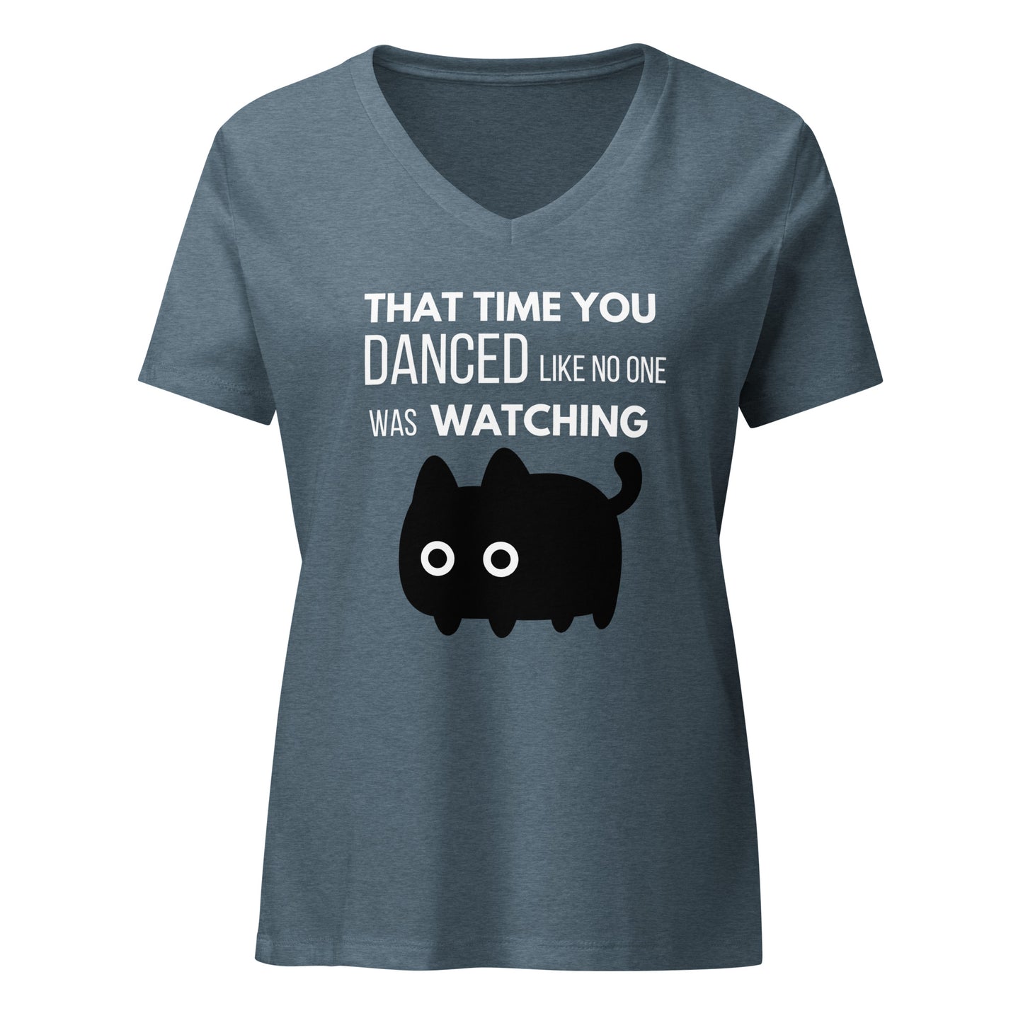 That Time You Danced - Women’s Relaxed V-Neck T-Shirt