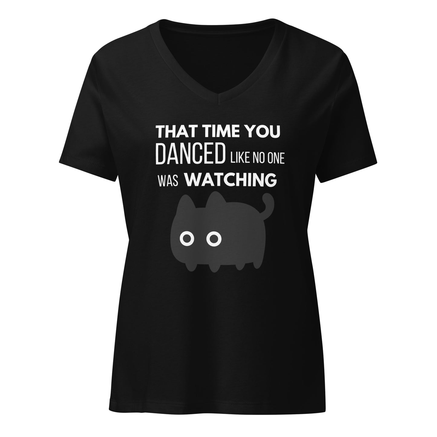 That Time You Danced - Women’s Relaxed V-Neck T-Shirt